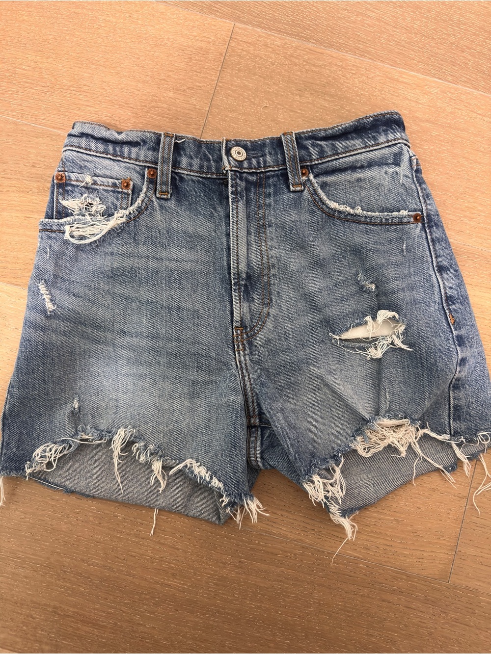 Abercrombie & Fitch High Rise 4” Shorts Size 26/2